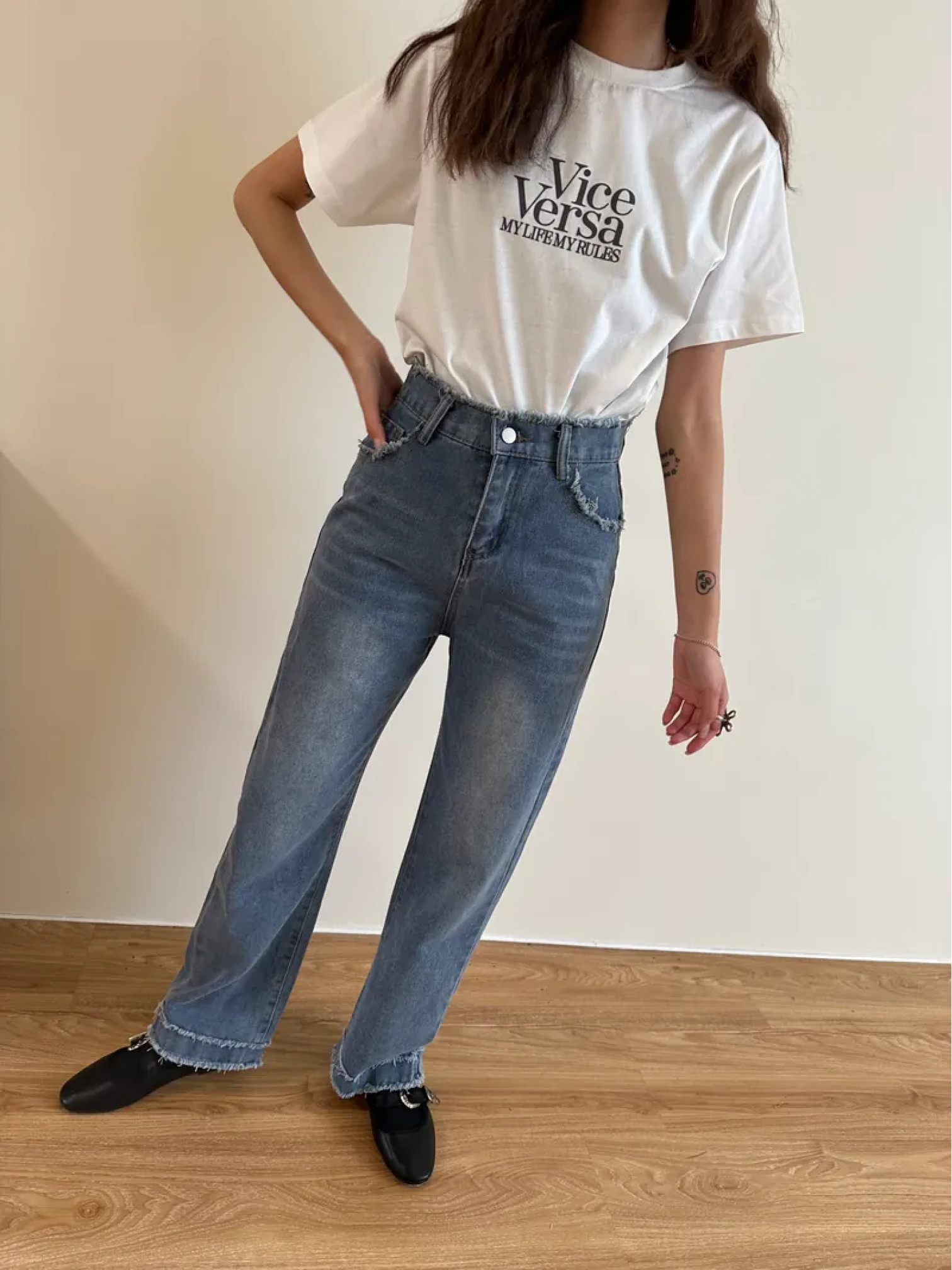 🇯🇵Vice Versa短T/白