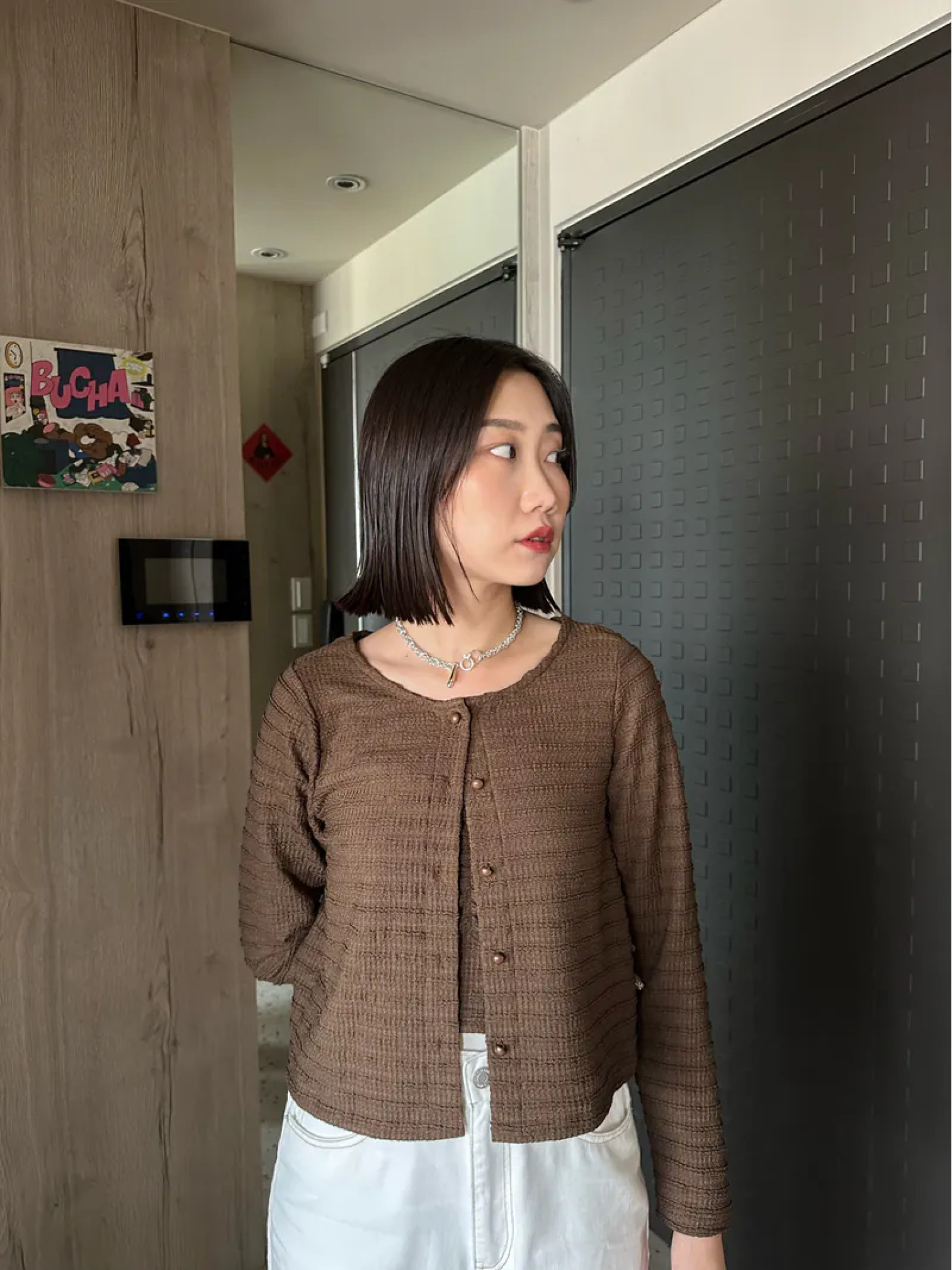 🇯🇵氣質罩衫+背心兩件組套裝/四色