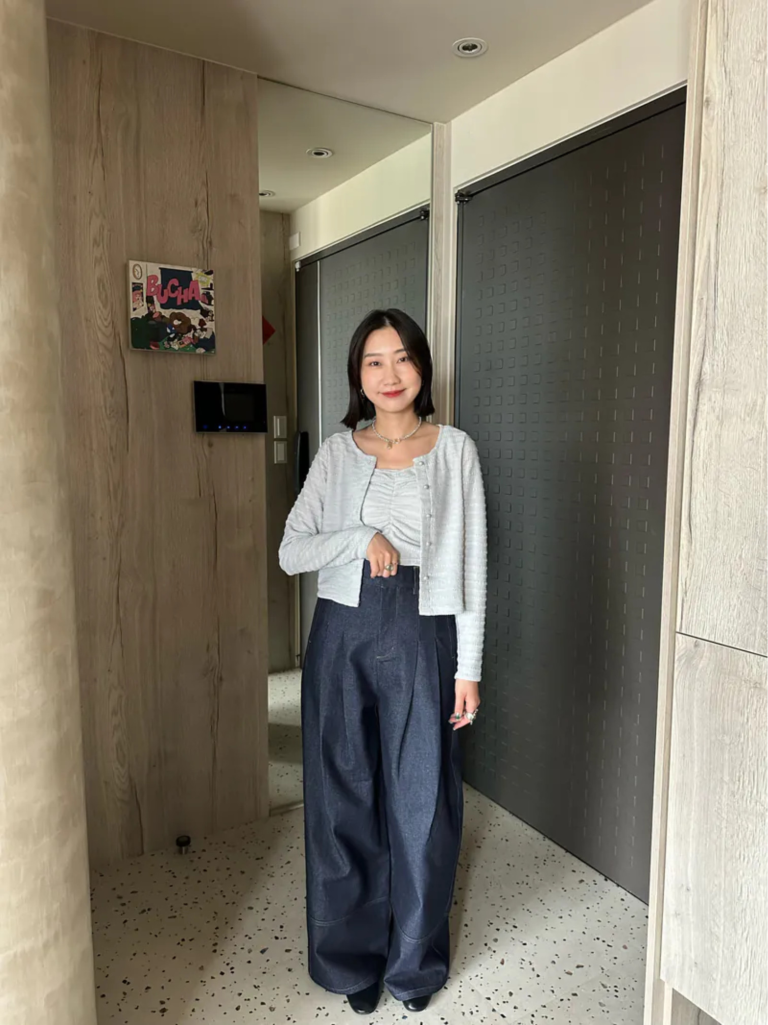 🇯🇵氣質罩衫+背心兩件組套裝/四色