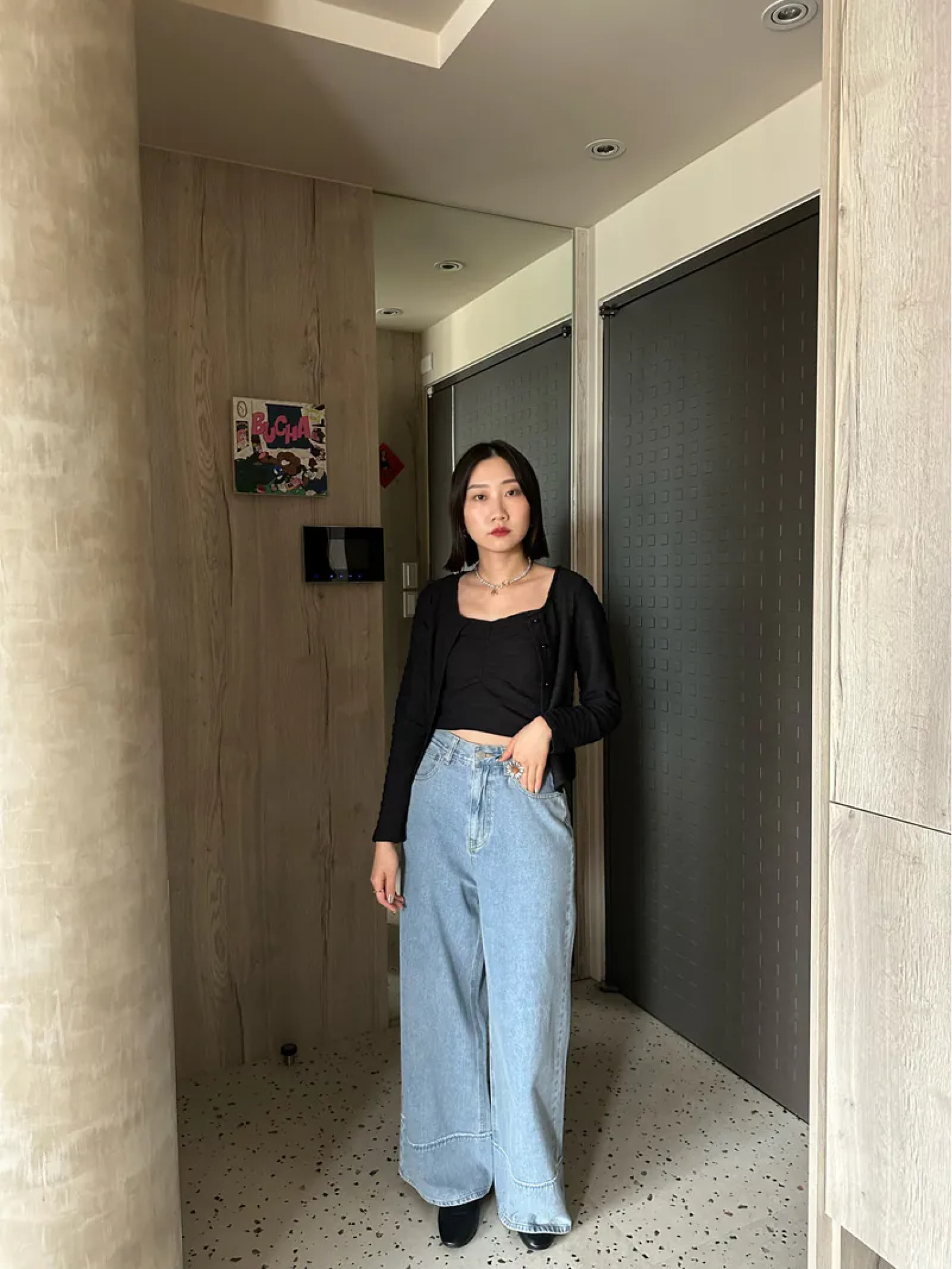 🇯🇵氣質罩衫+背心兩件組套裝/四色