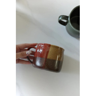 🇯🇵美濃燒釉料排列馬克杯/兩色