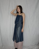 🇯🇵時髦感荷葉邊牛仔吊帶裙/S-L
