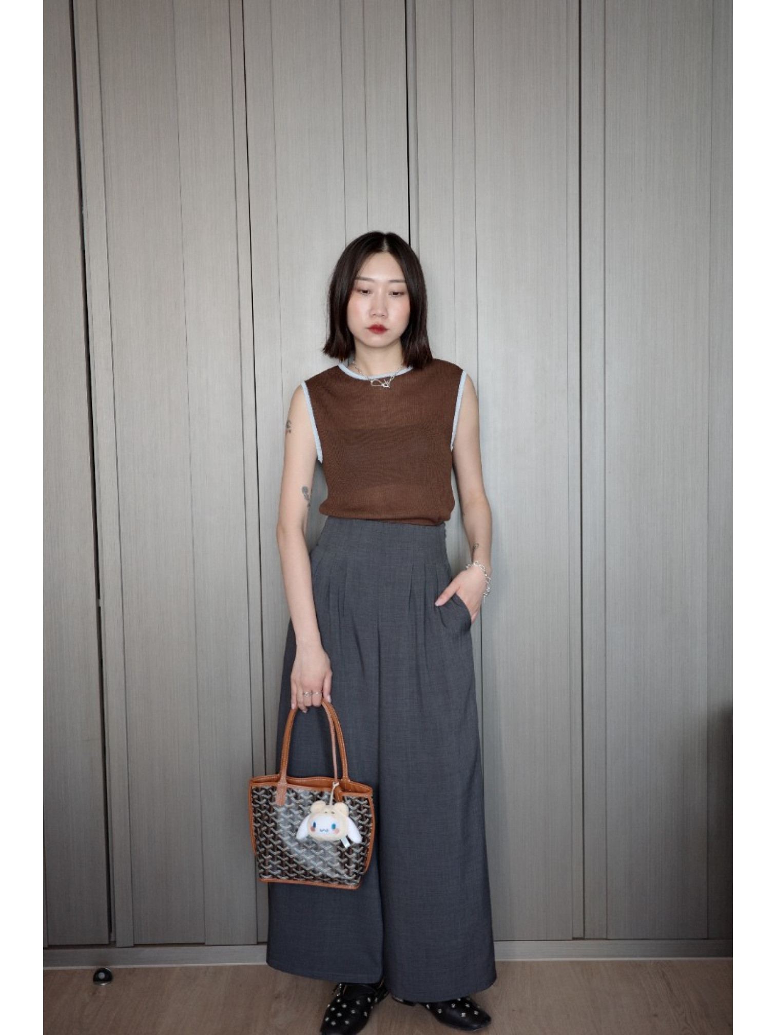 🇯🇵俐落打褶西裝褲/兩色