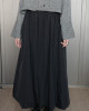 🇯🇵舒適尼龍氣球半身裙/黑