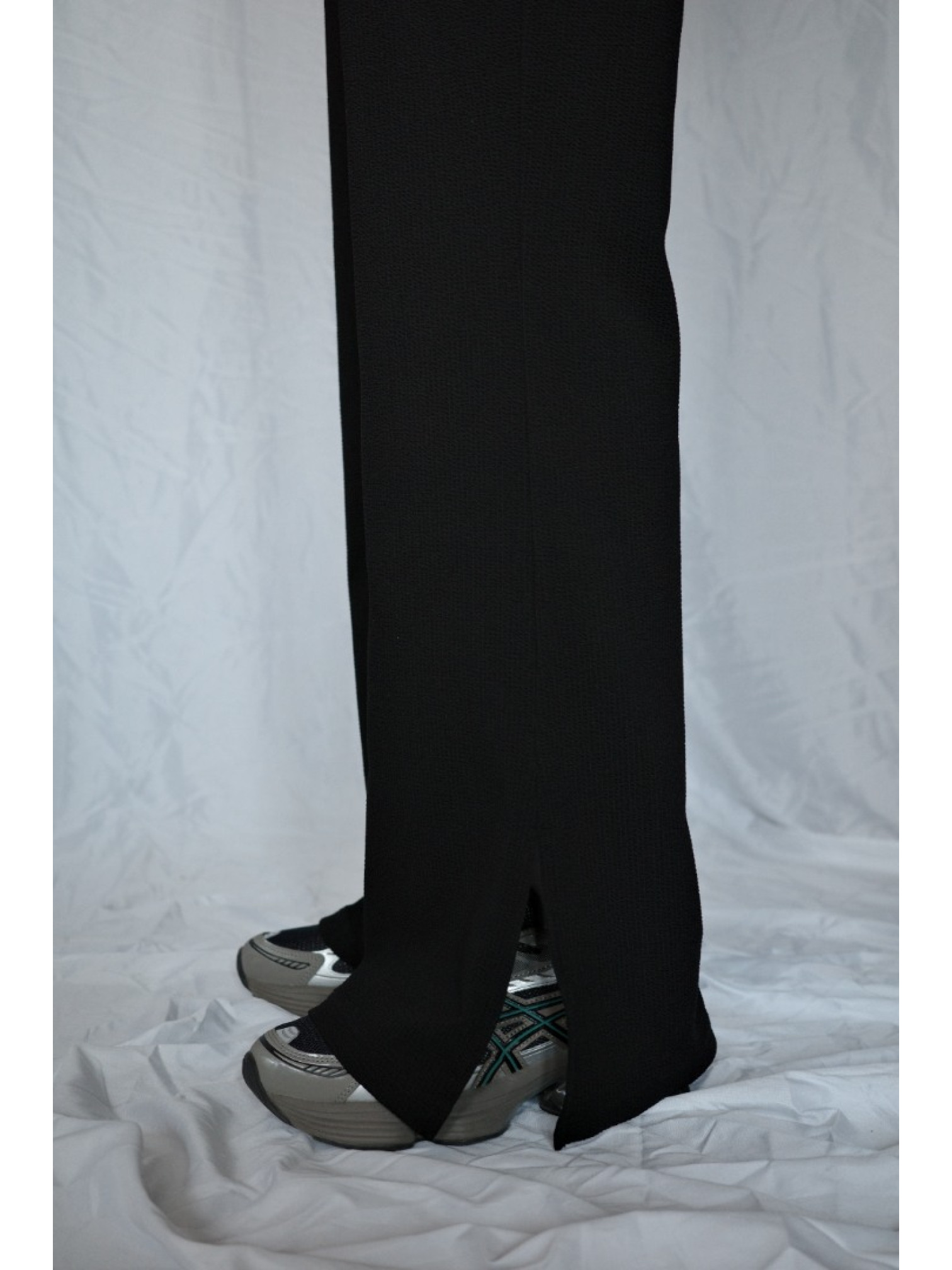 🇯🇵長腿必備の側開衩喇叭褲/L