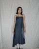 🇯🇵時髦感荷葉邊牛仔吊帶裙/S-L