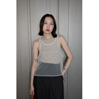 🇯🇵薄紗分層羅紋背心/三色