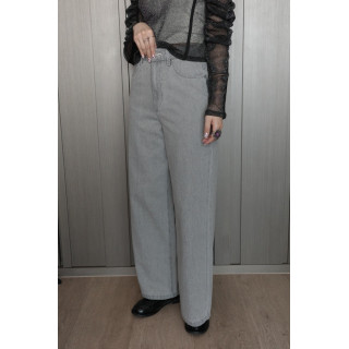 🇯🇵經典款縫線丹寧寬褲/兩色