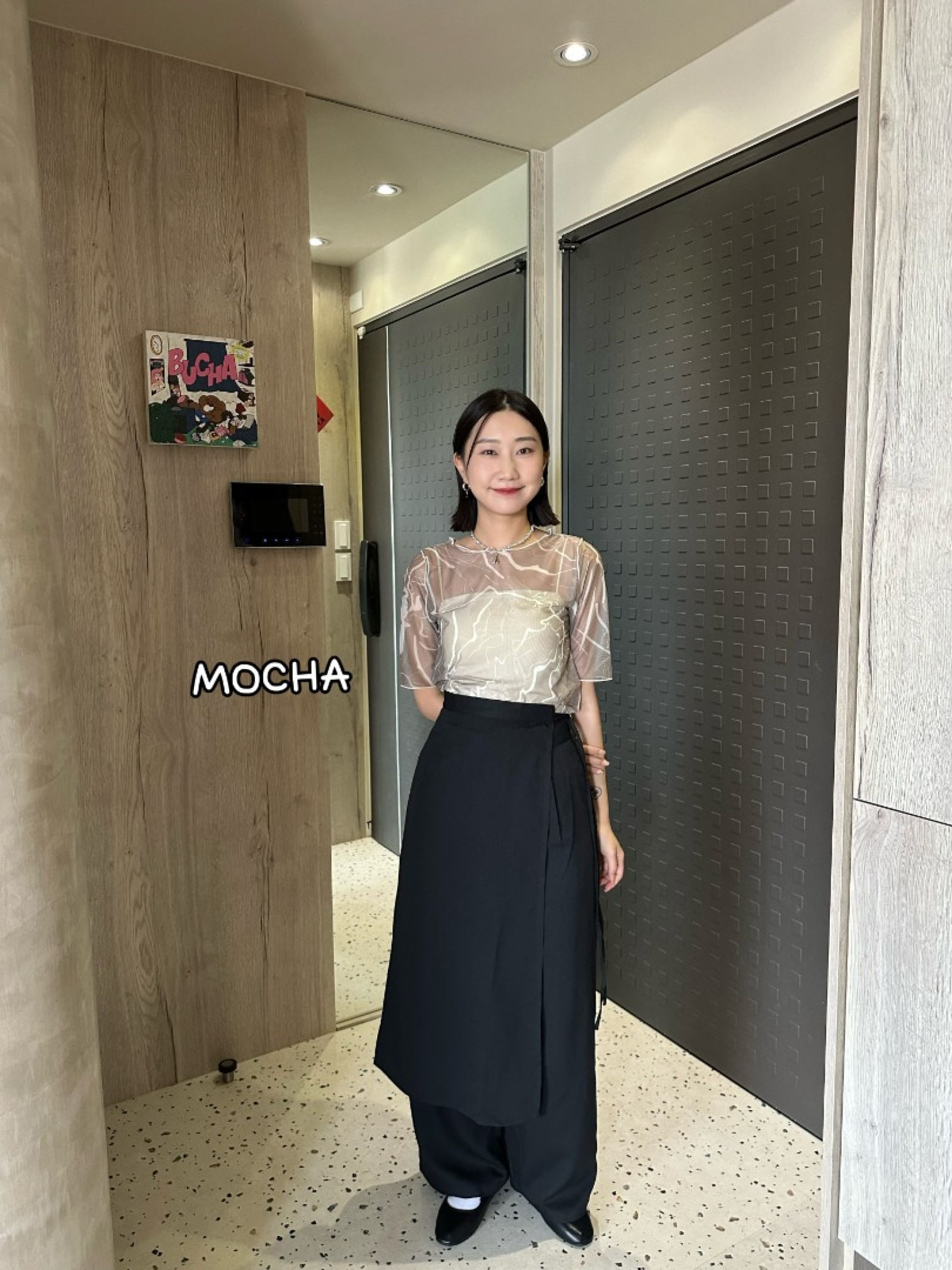 🇯🇵圓領大理石紋透膚內搭/兩色