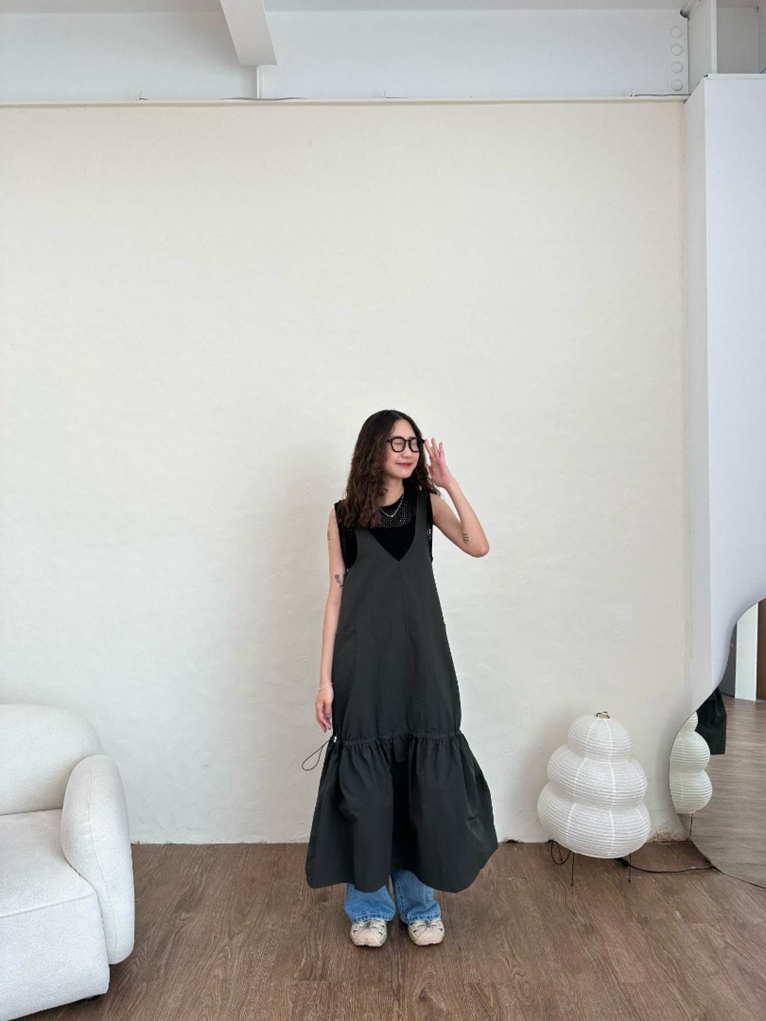 🇯🇵TWO WAY洞洞背心/黑