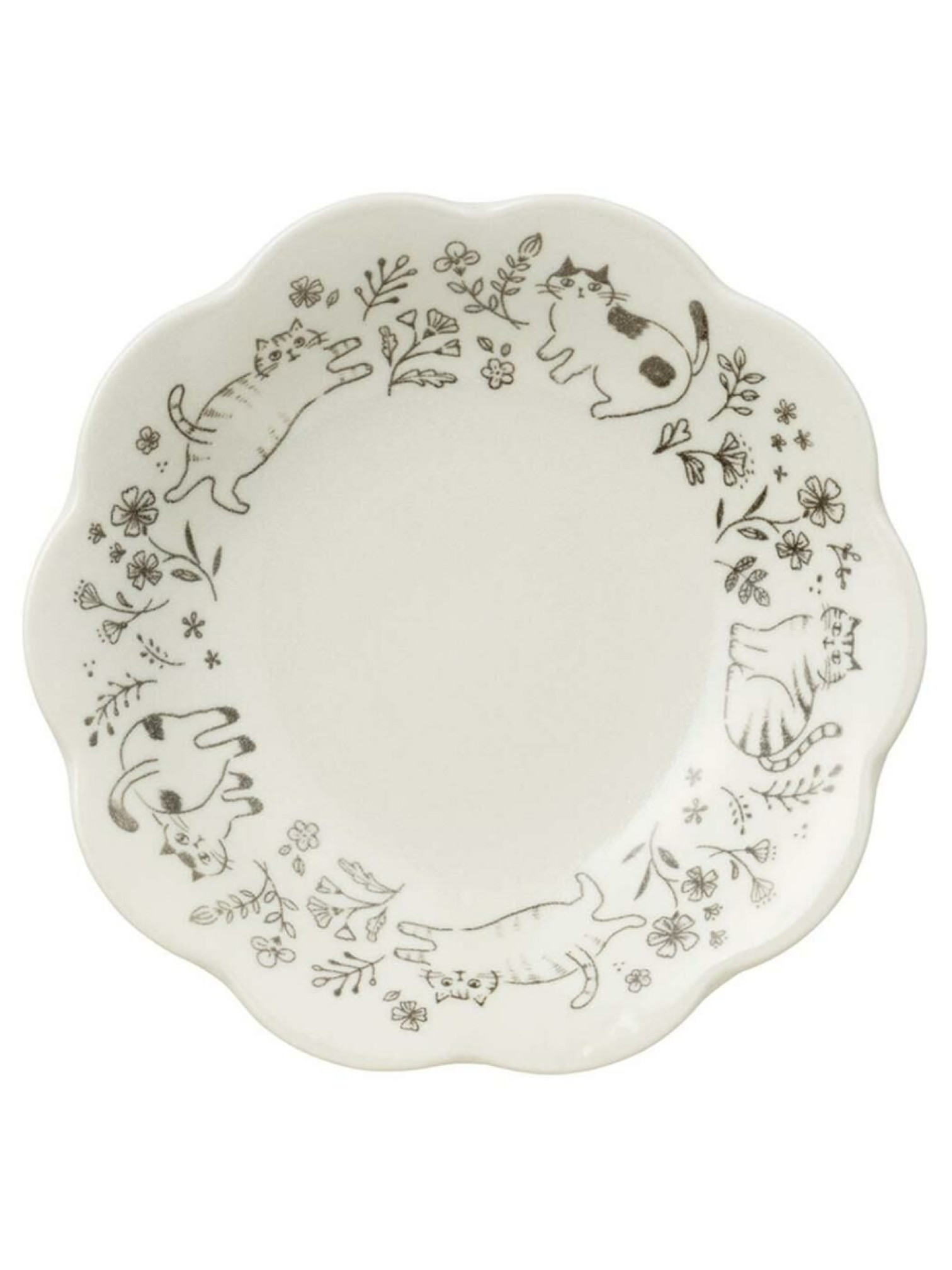 🇯🇵貓貓花卉餐盤/兩色