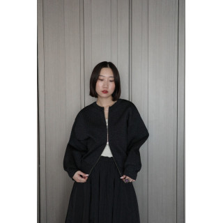 🇯🇵簡約閃粉雙拉鍊上衣/三色