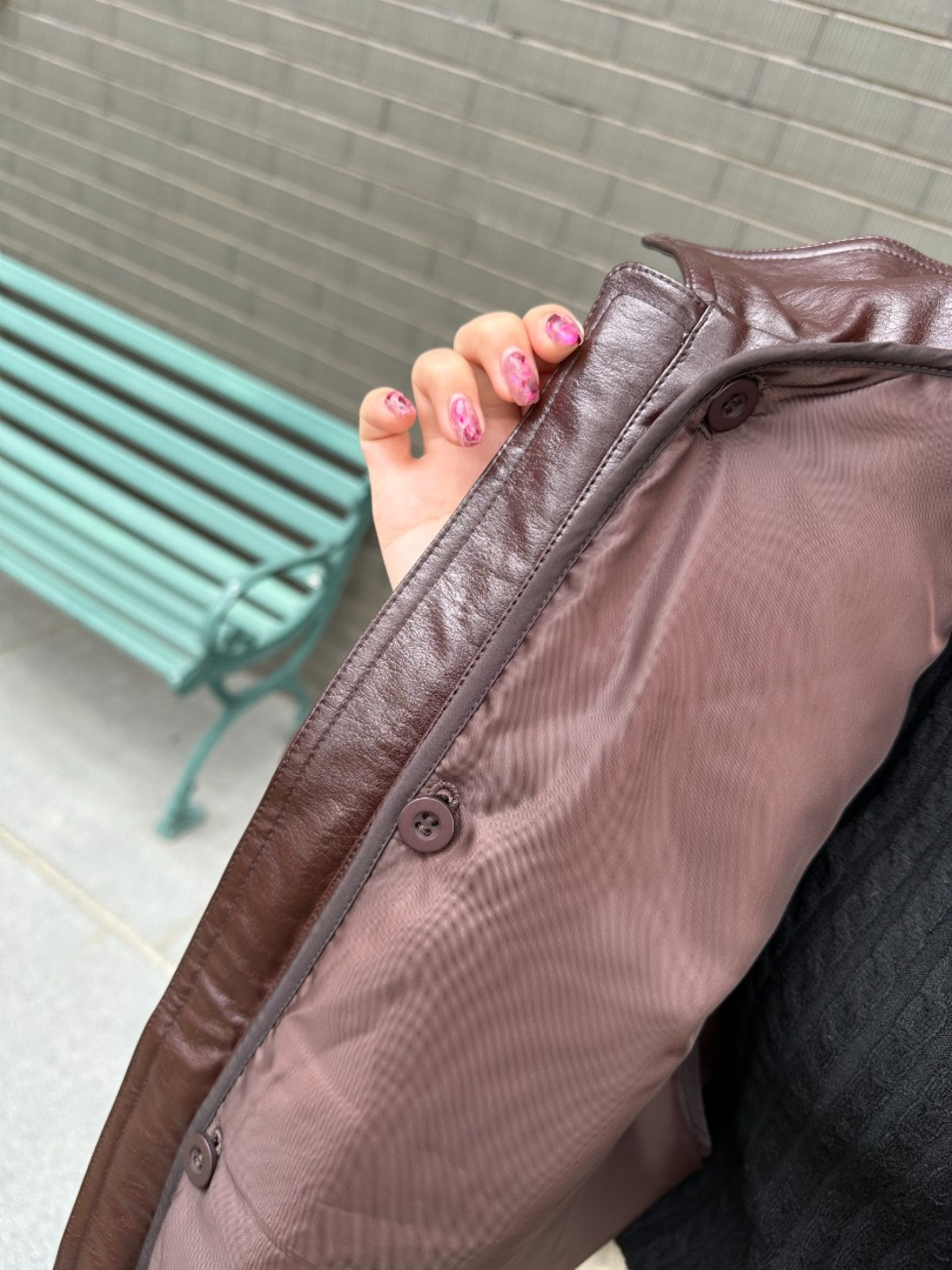 🇯🇵兩件式OVER SIZE帥氣皮革外套/棕