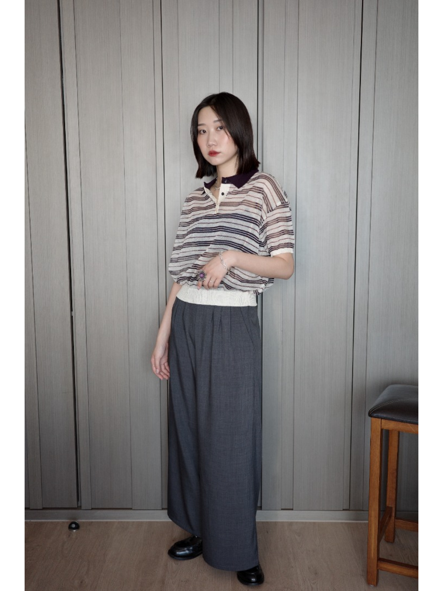 🇯🇵俐落打褶西裝褲/兩色