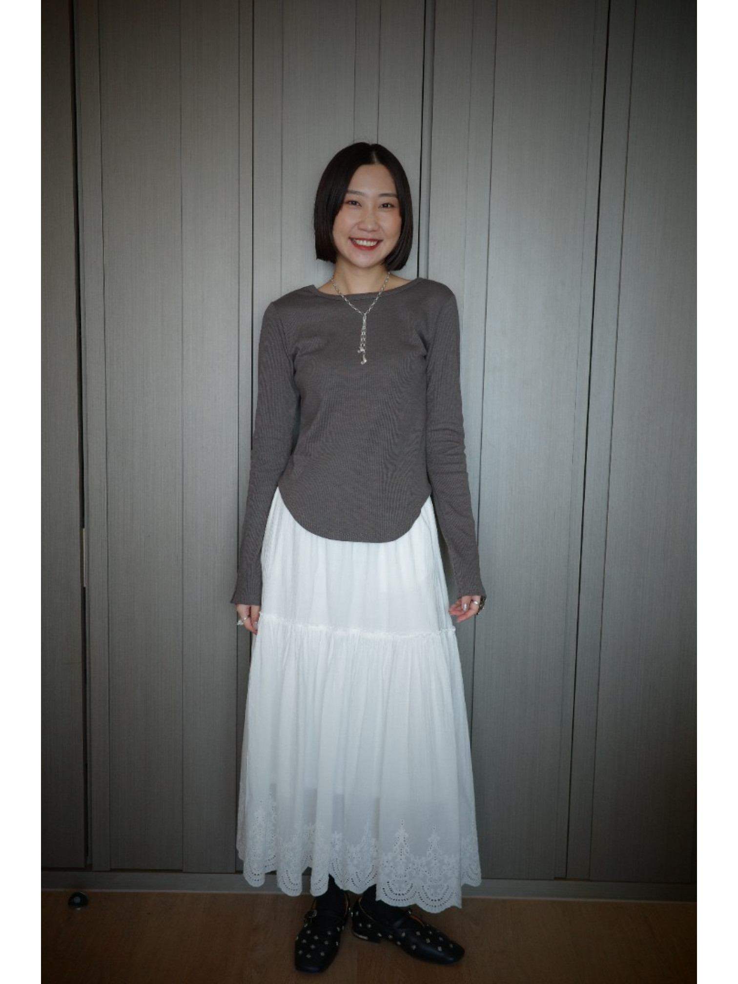 🇯🇵銀扣羅紋上衣/三色