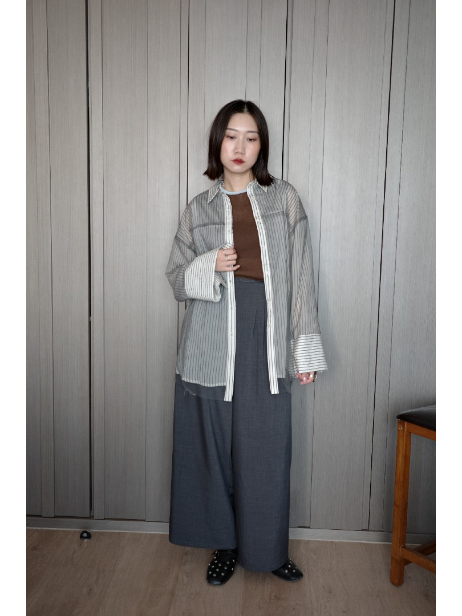 🇯🇵俐落打褶西裝褲/兩色