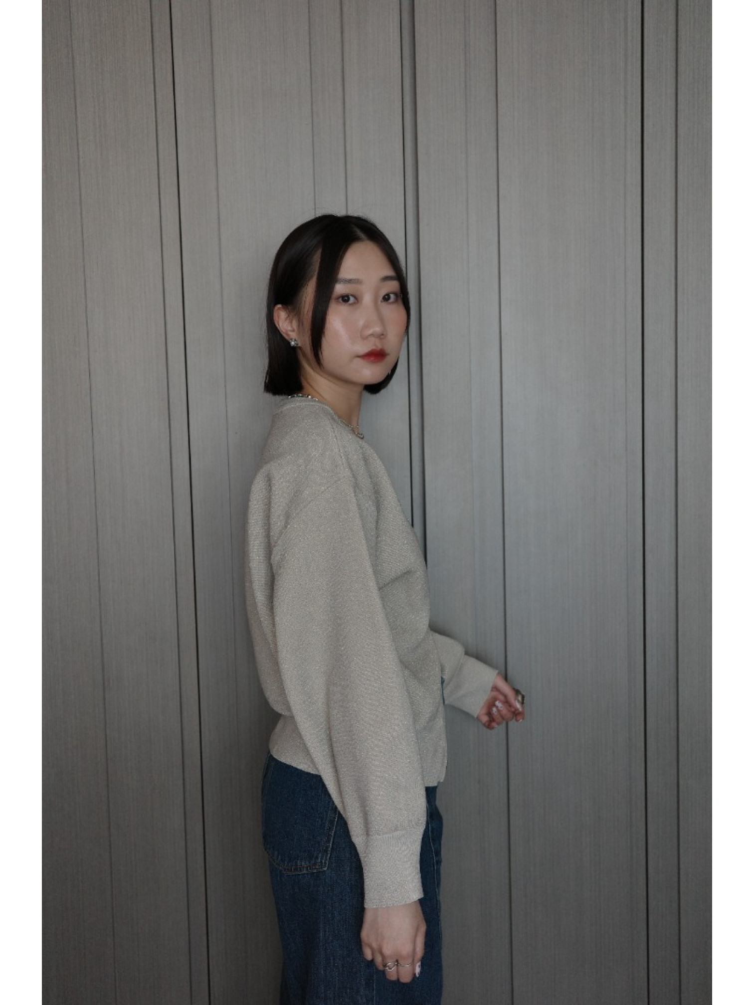 🇯🇵簡約閃粉雙拉鍊上衣/三色