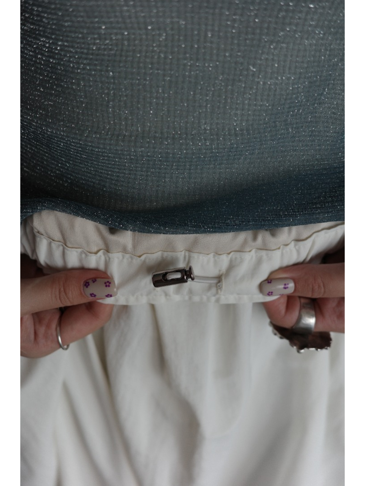 🇯🇵舒適尼龍氣球半身裙/黑