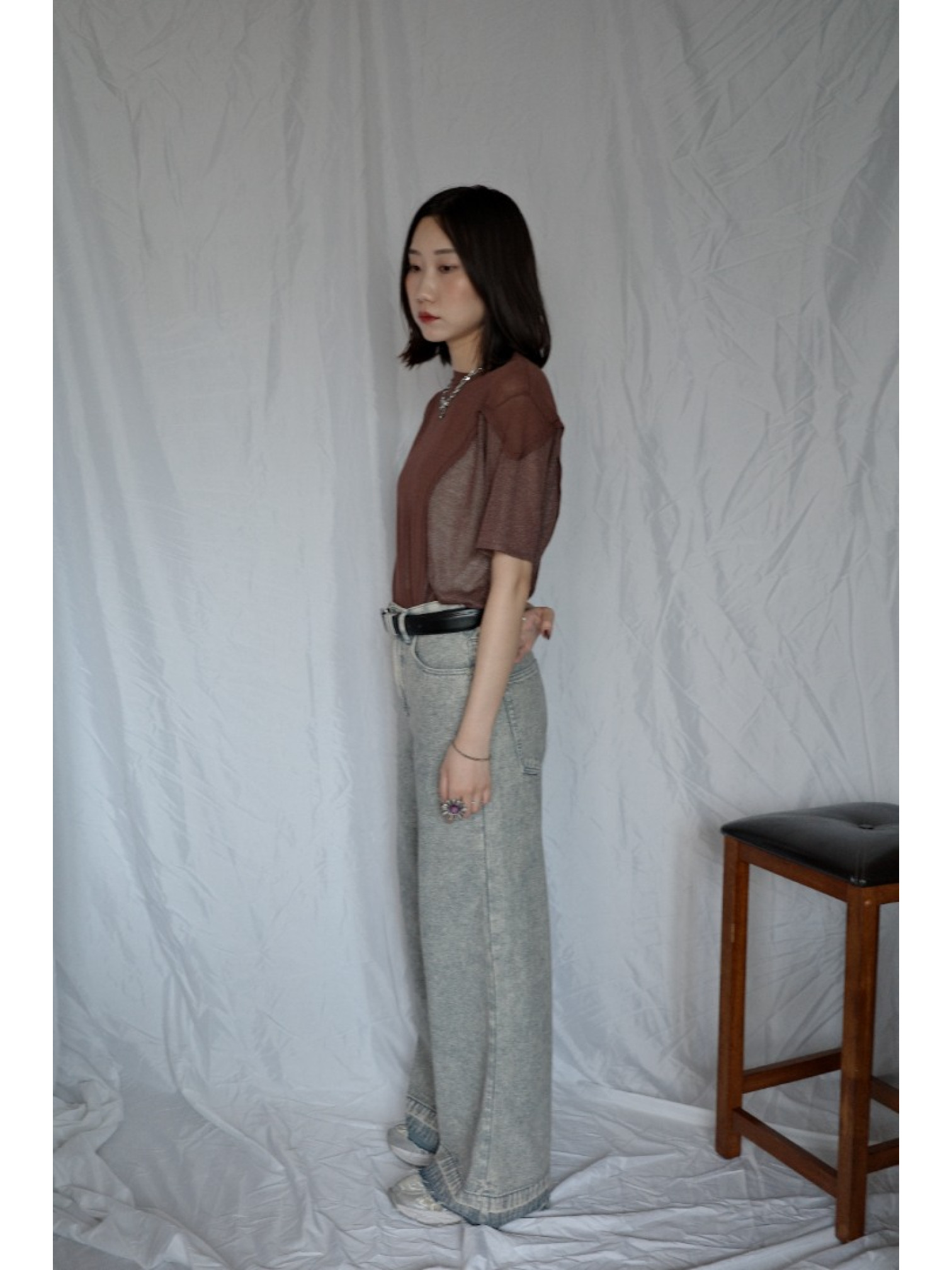 🇯🇵10盎司丹寧寬褲/復古色