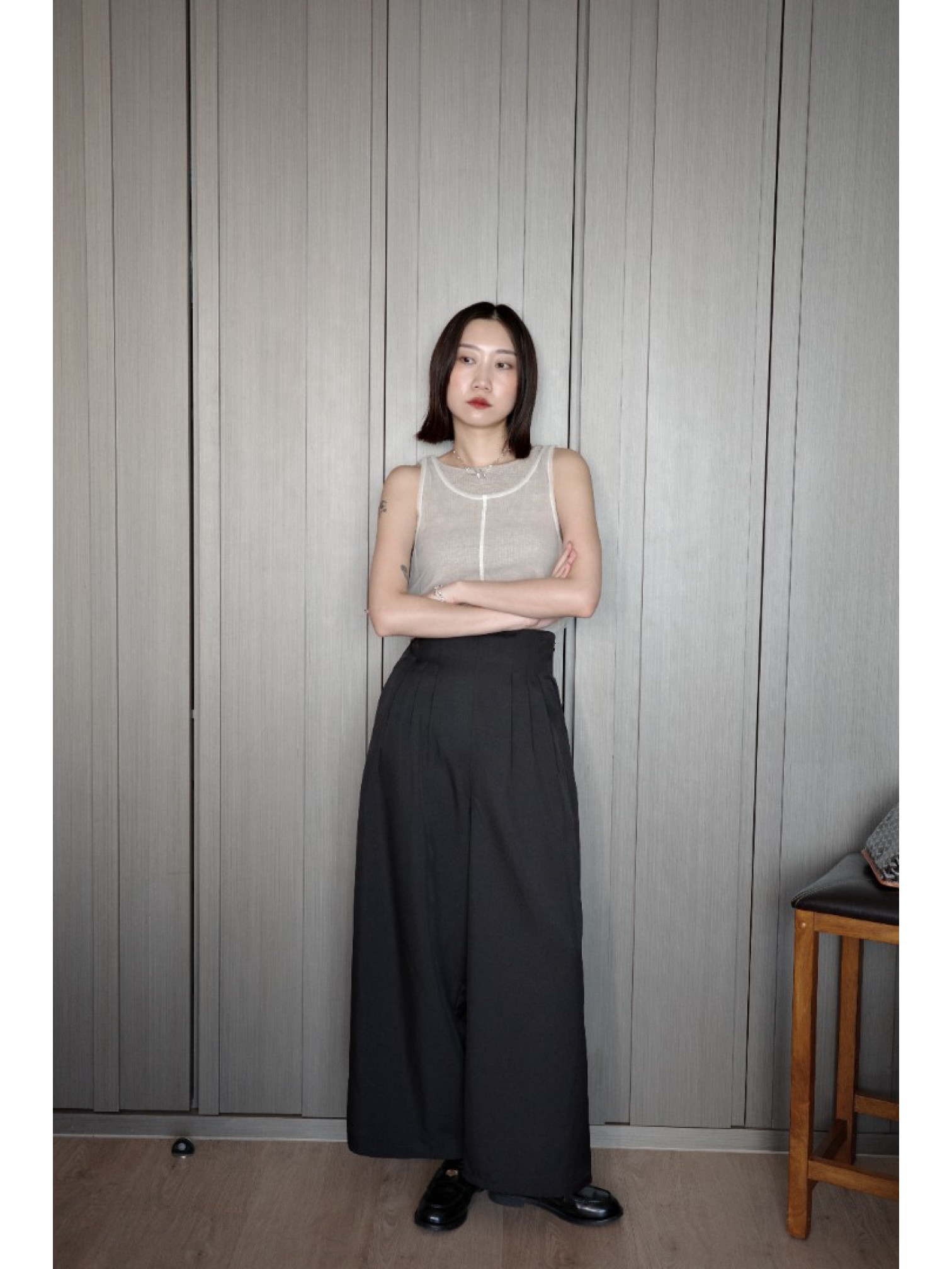 🇯🇵俐落打褶西裝褲/兩色