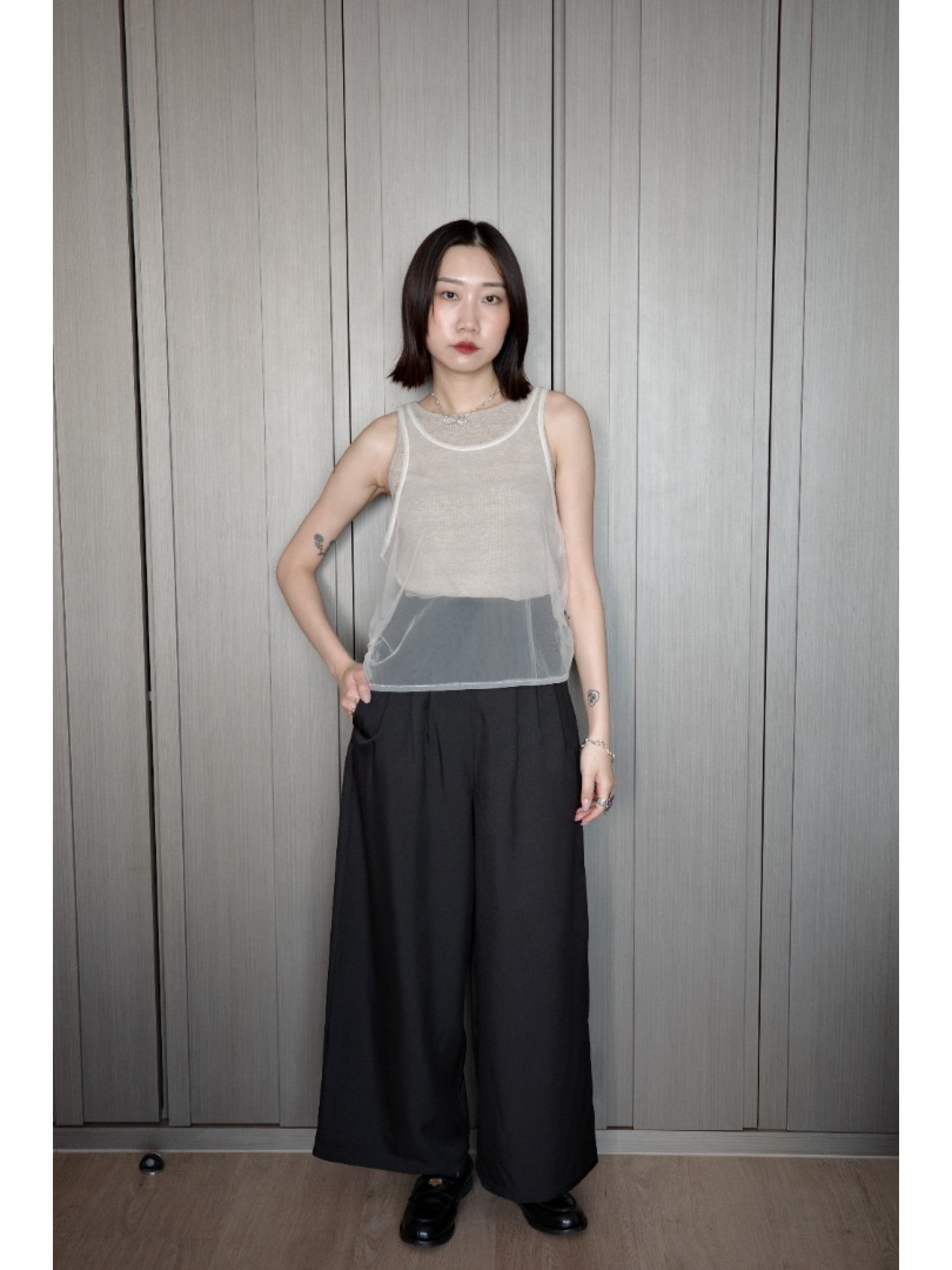 🇯🇵俐落打褶西裝褲/兩色