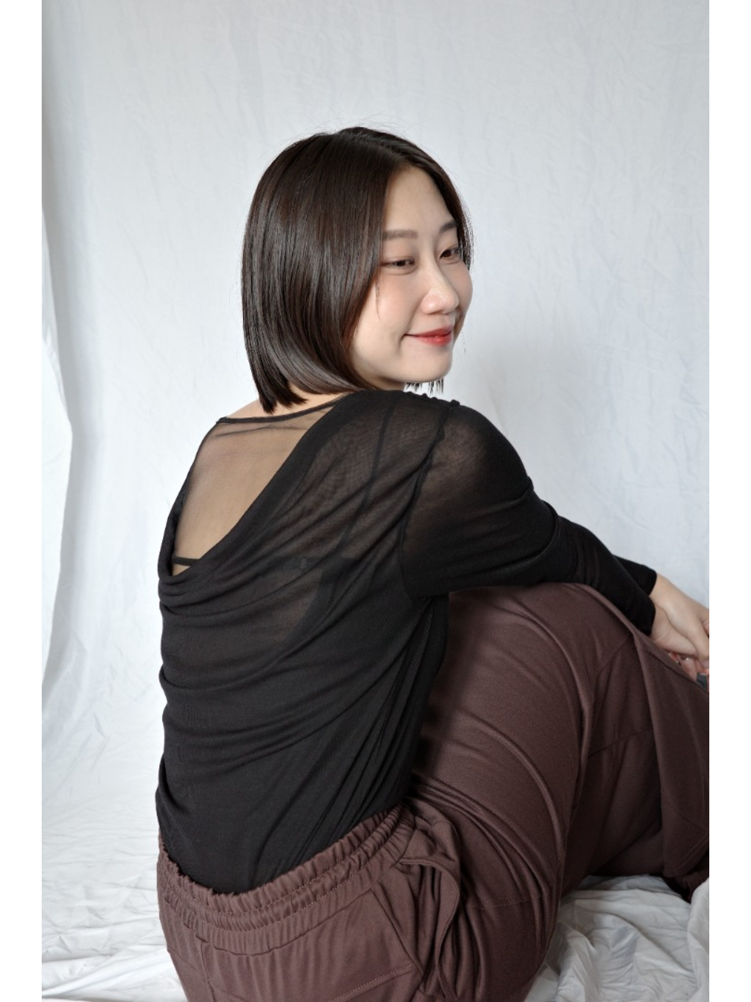 JP｜舒適俐落棉裙/咖