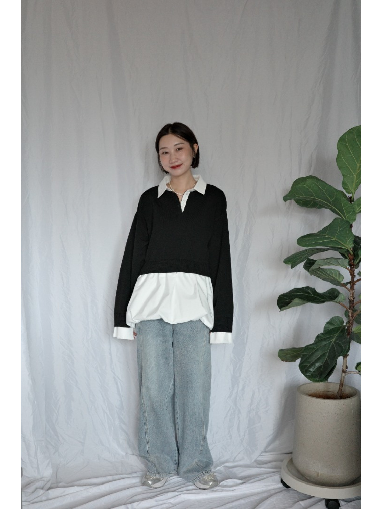 JP｜完美比例斜紋牛仔褲/淺藍