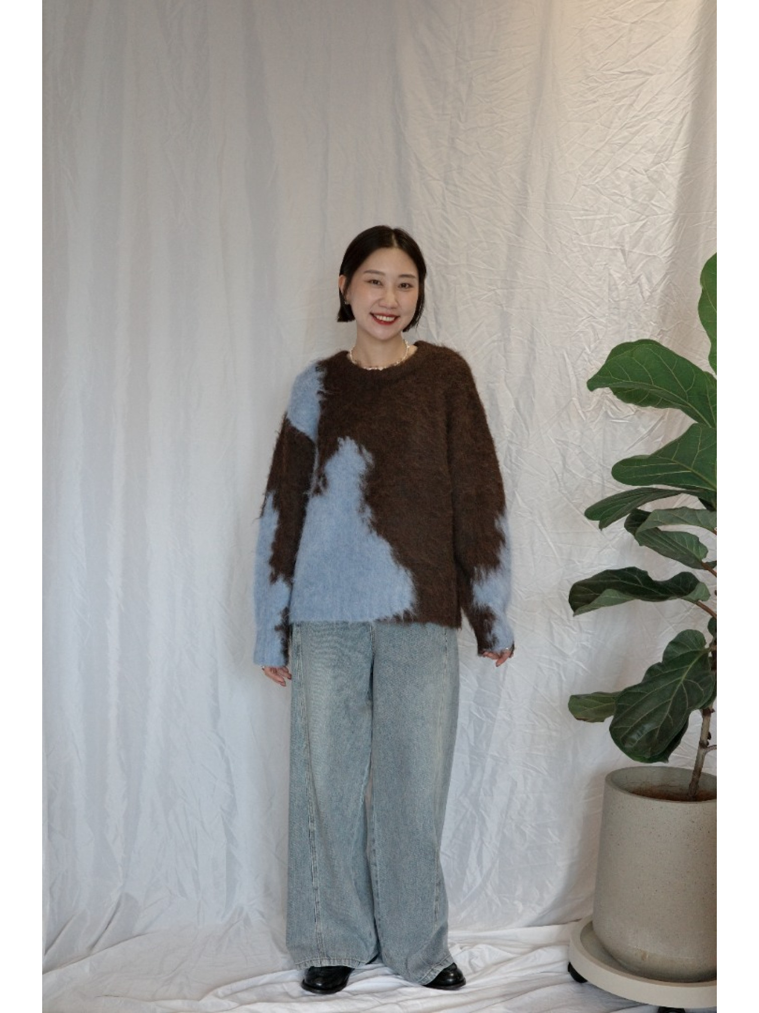 JP｜完美比例斜紋牛仔褲/淺藍