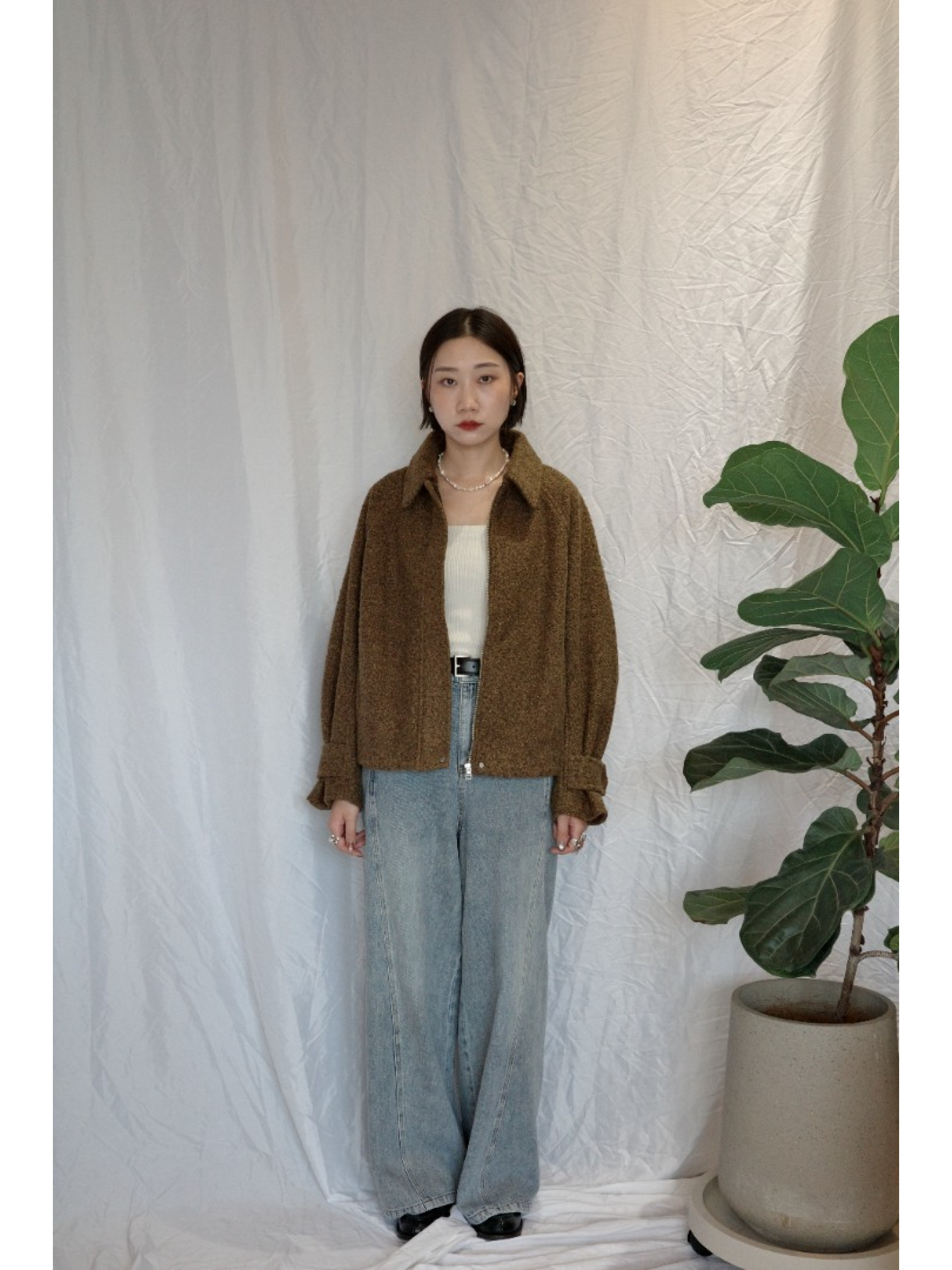 JP｜完美比例斜紋牛仔褲/淺藍