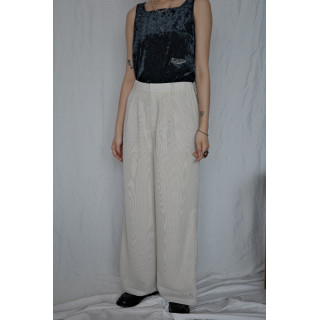 🇯🇵網眼雙層西裝褲/米