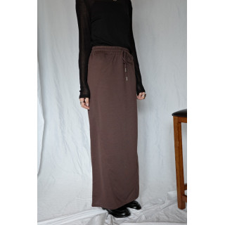 JP｜舒適俐落棉裙/咖