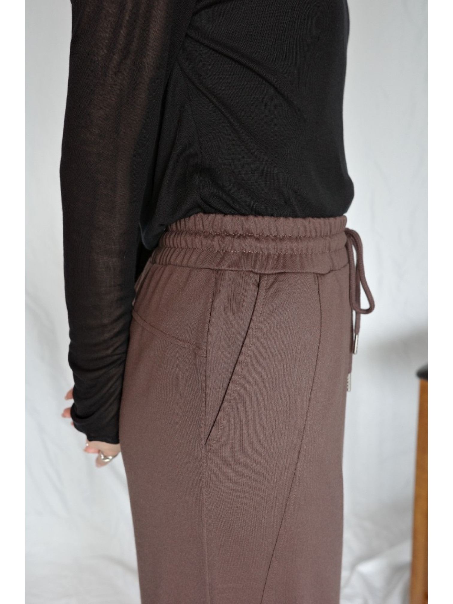 JP｜舒適俐落棉裙/咖