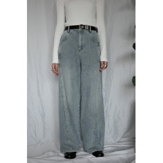 JP｜完美比例斜紋牛仔褲/淺藍