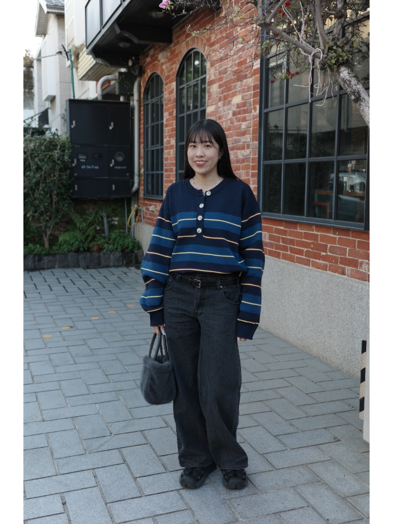 🇯🇵時髦雙褲頭丹寧褲/兩色S-M