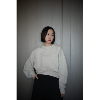 🇯🇵復古刷色刺繡大學T/海軍藍XL