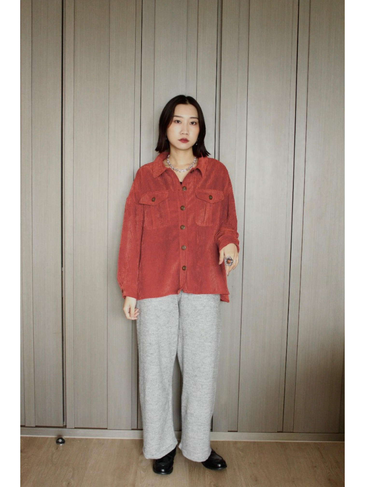 🇯🇵雙口袋燈芯絨襯衫/兩色