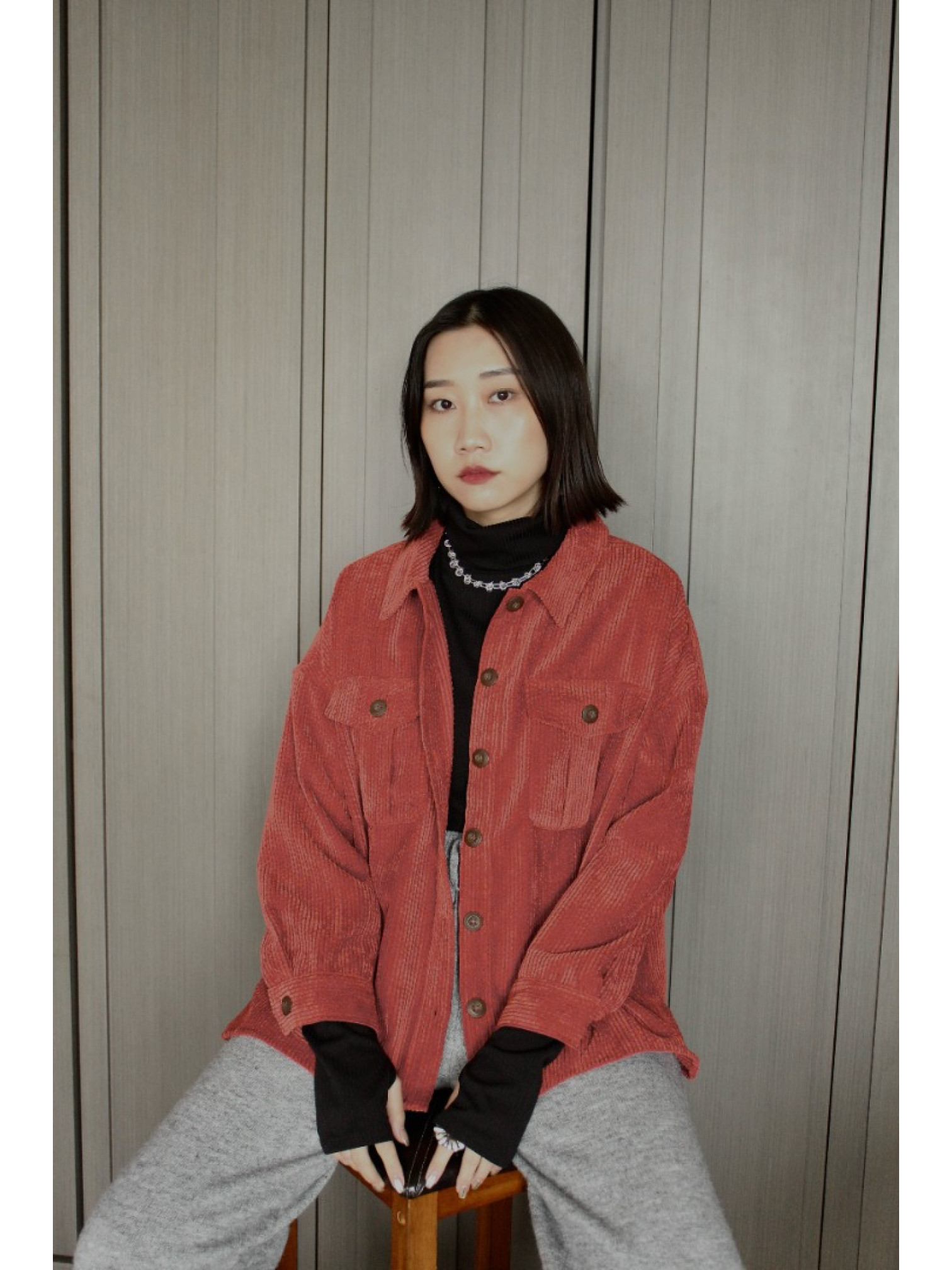 🇯🇵雙口袋燈芯絨襯衫/兩色