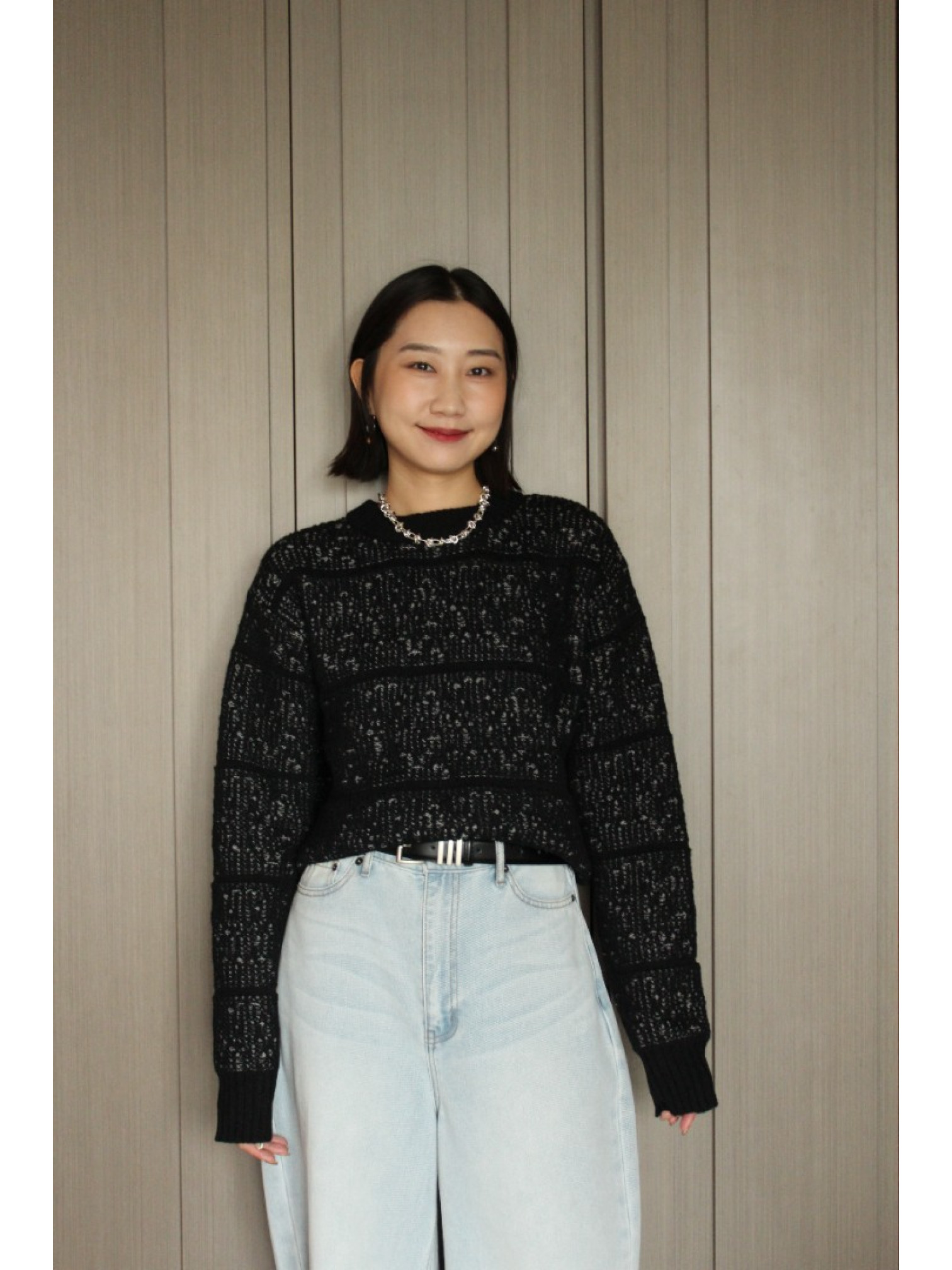 🇯🇵雙色提花針織上衣/三色