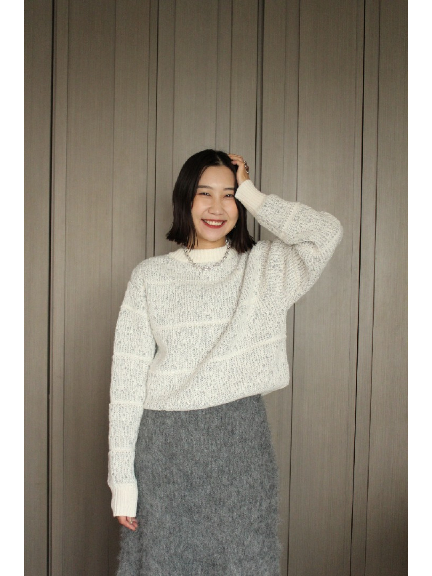 🇯🇵雙色提花針織上衣/三色