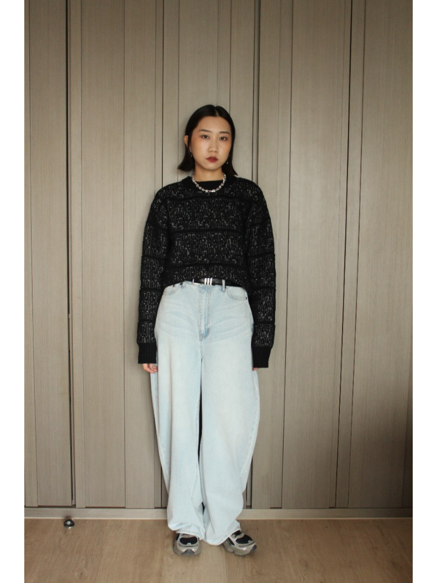 🇯🇵雙色提花針織上衣/三色