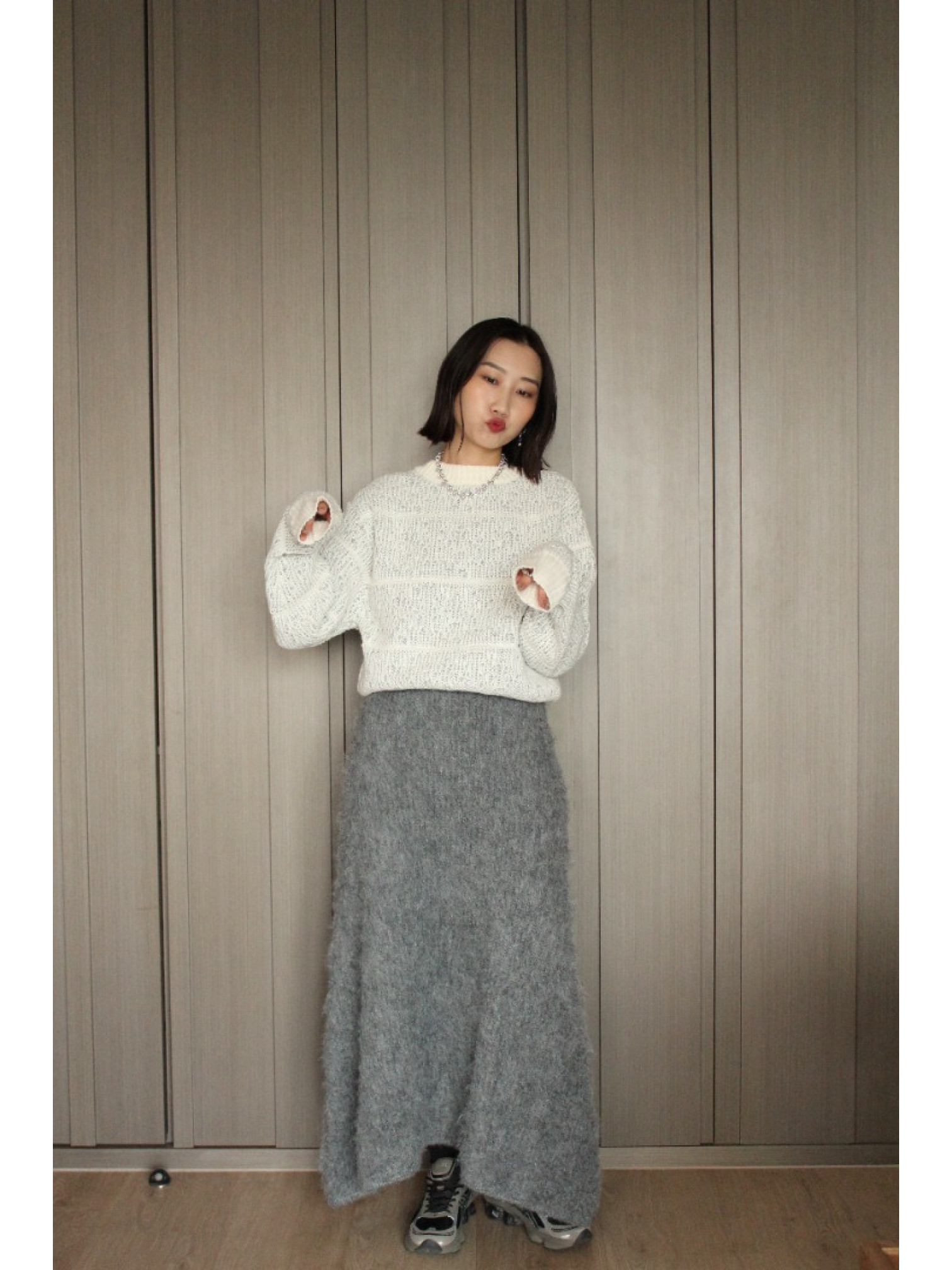 🇯🇵雙色提花針織上衣/三色