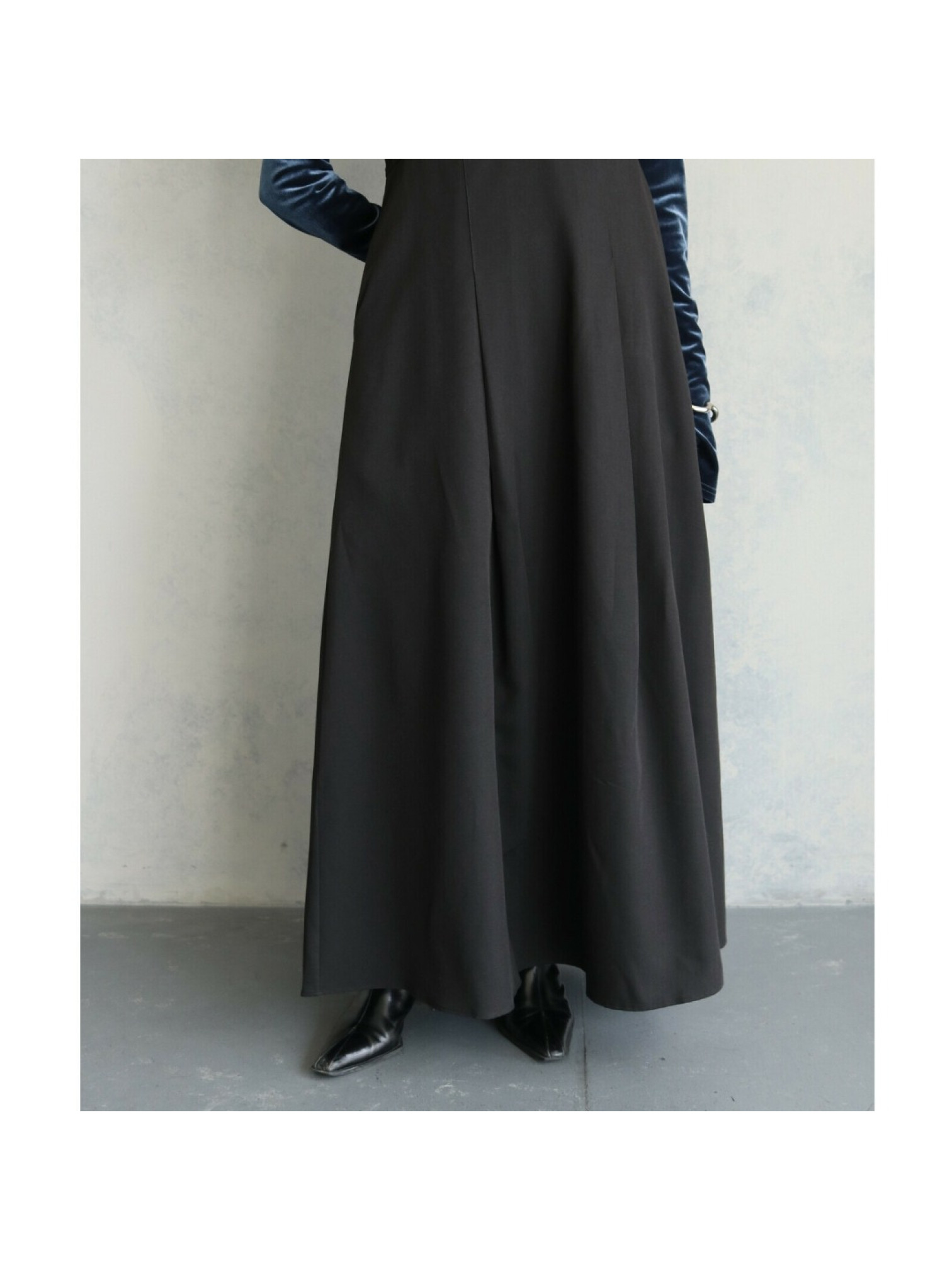 🇯🇵大人感蕾絲拼接吊帶洋裝/灰