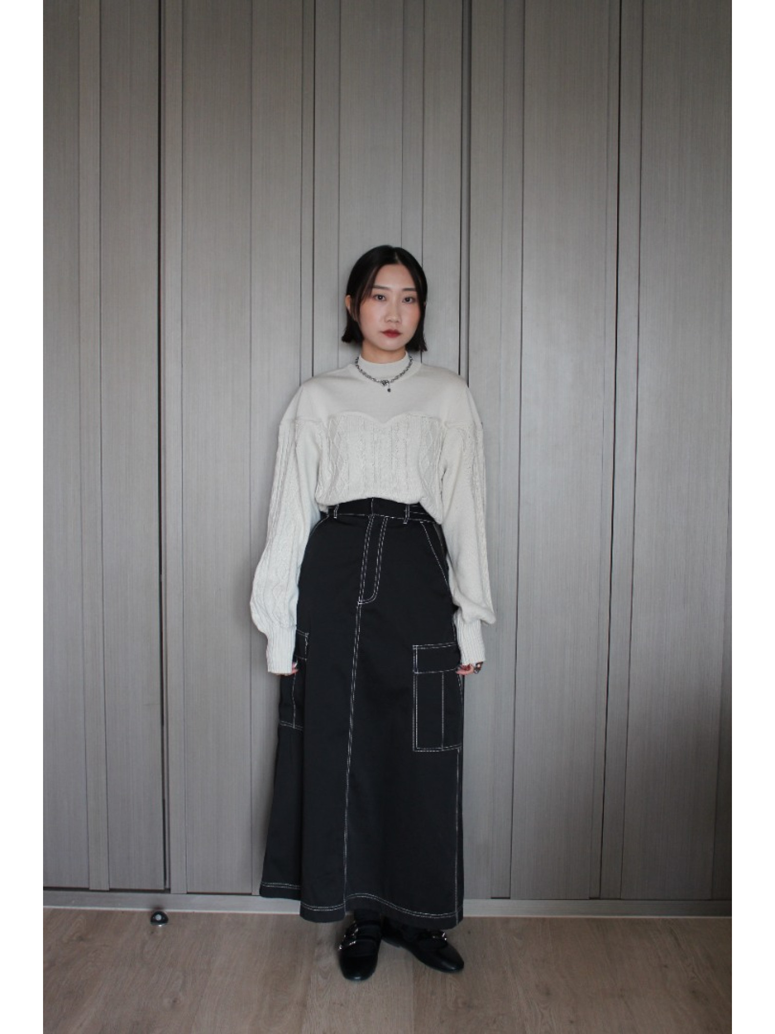 🇯🇵馬甲造型拼接針織衫/三色