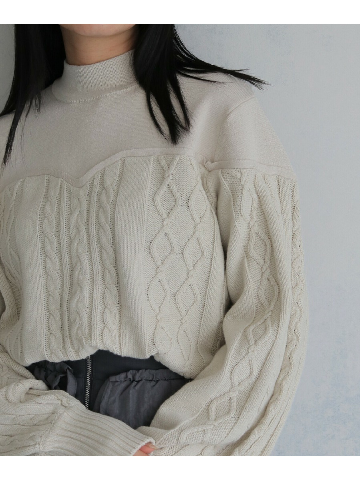 🇯🇵馬甲造型拼接針織衫/三色