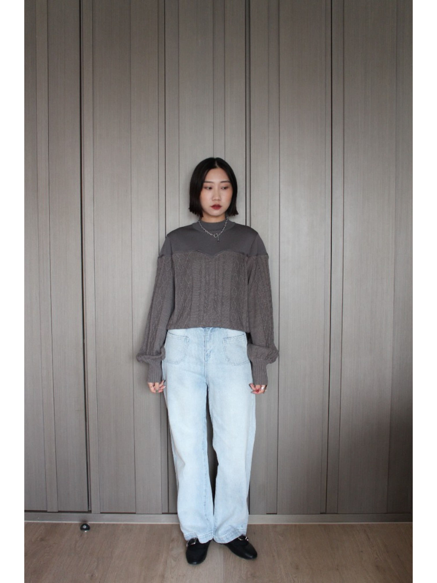 🇯🇵馬甲造型拼接針織衫/三色