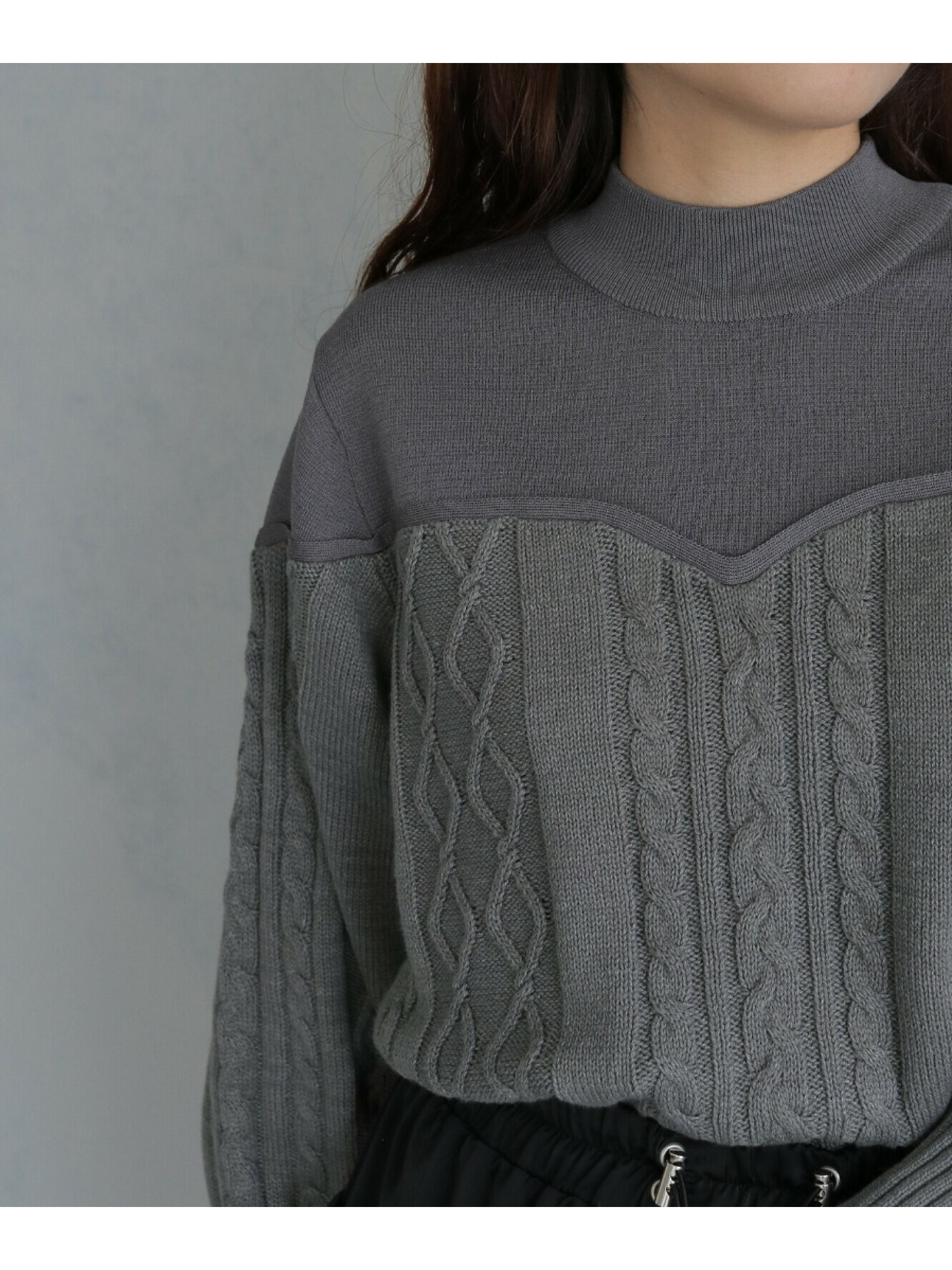 🇯🇵馬甲造型拼接針織衫/三色