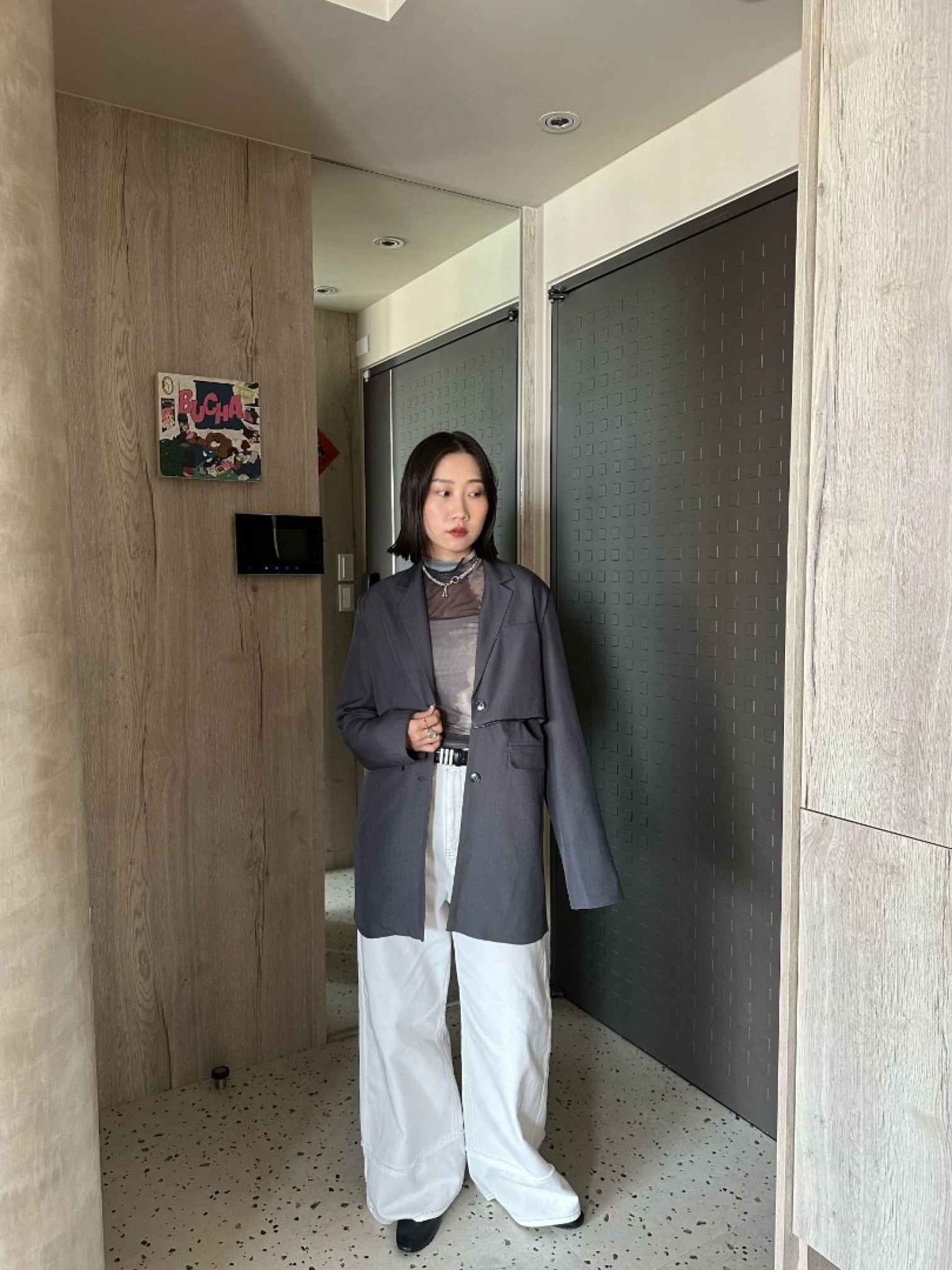 🇯🇵2WAY時髦西裝外套/灰