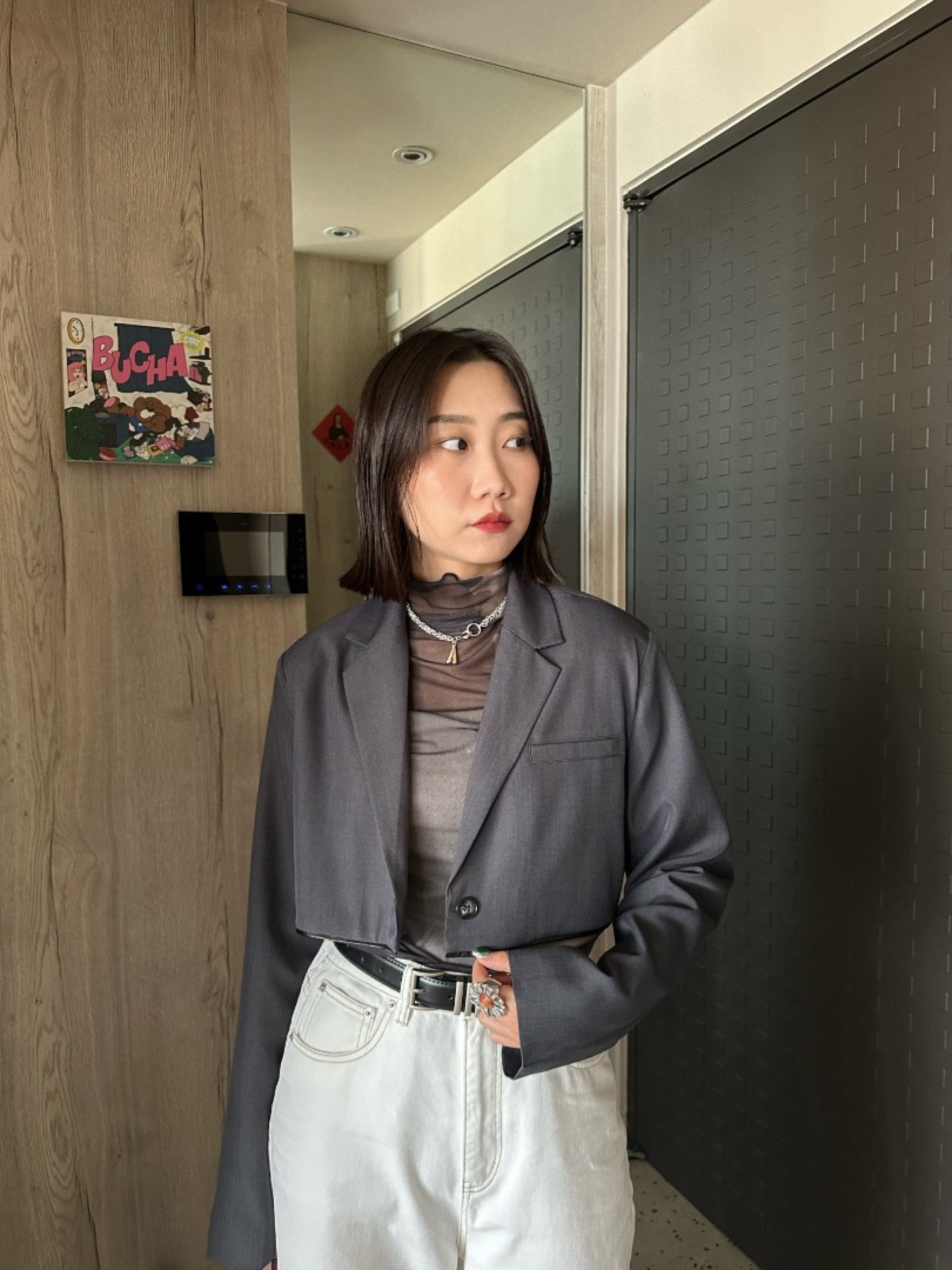 🇯🇵2WAY時髦西裝外套/灰