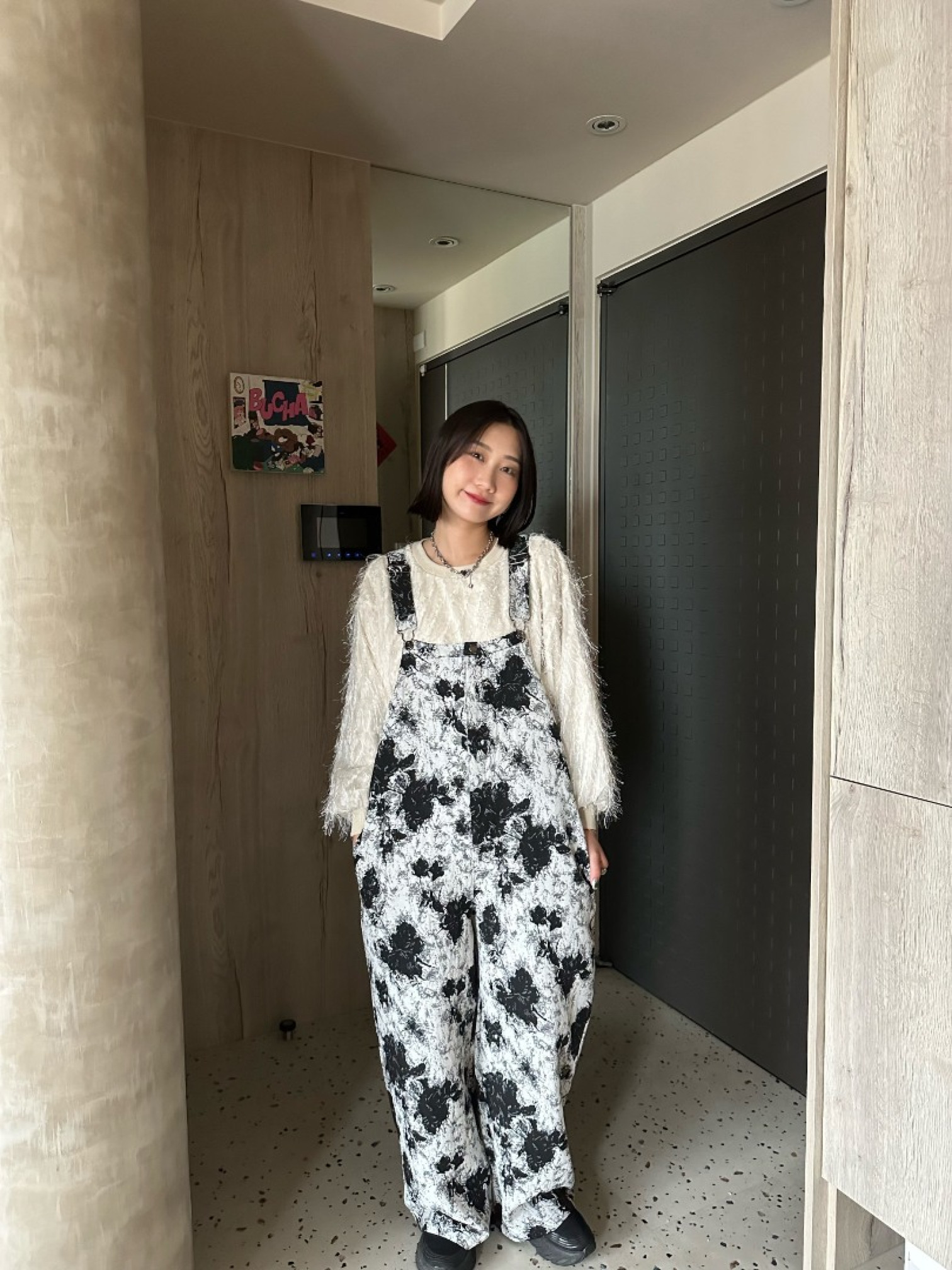 🇯🇵超吸睛の長絨毛薄紗上衣/杏