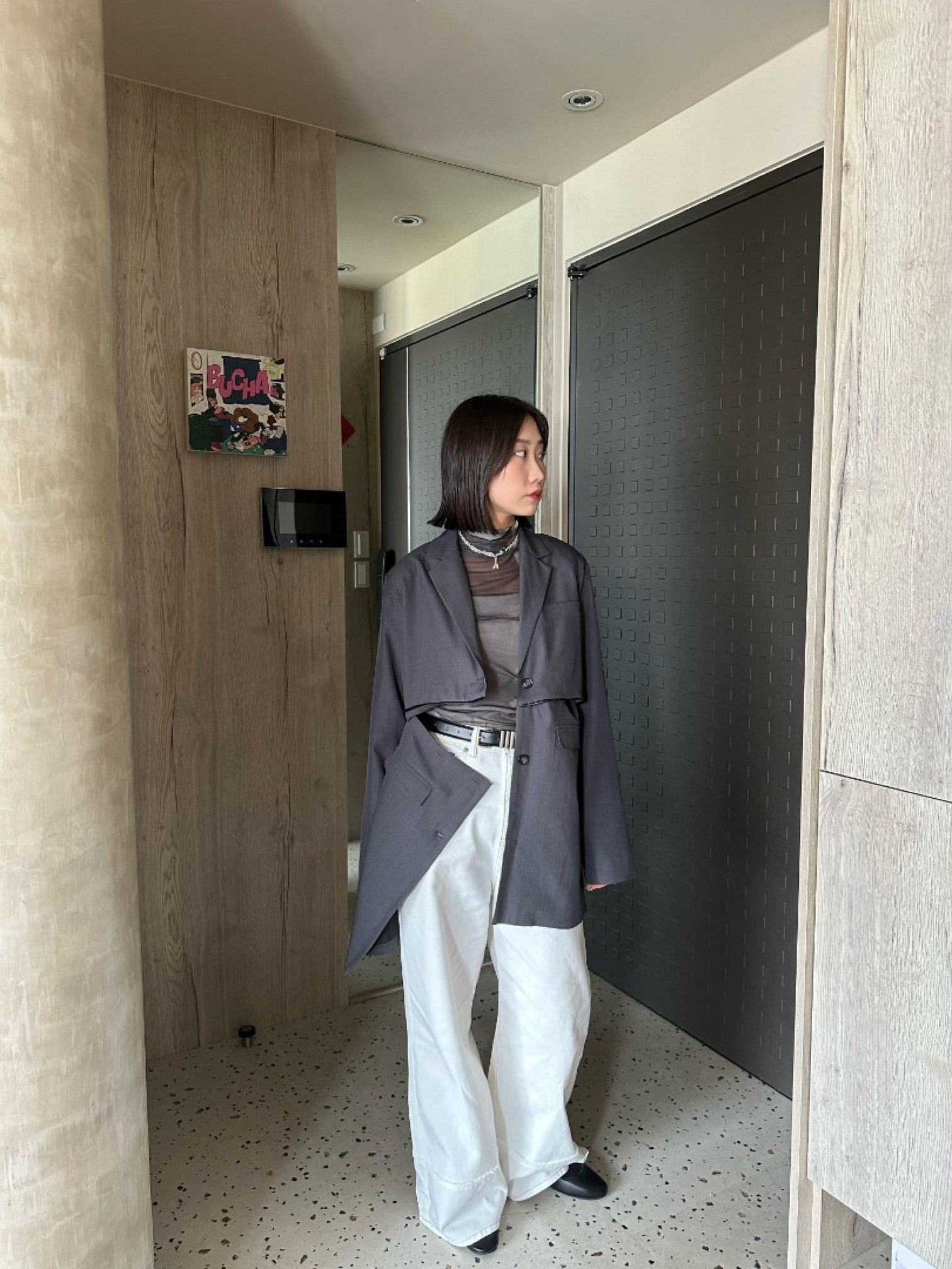 🇯🇵2WAY時髦西裝外套/灰